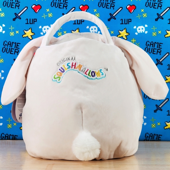 Squishmallow Valentina the Bunny 11" Easter Basket Toy Plush NWT - Picture 2 of 6